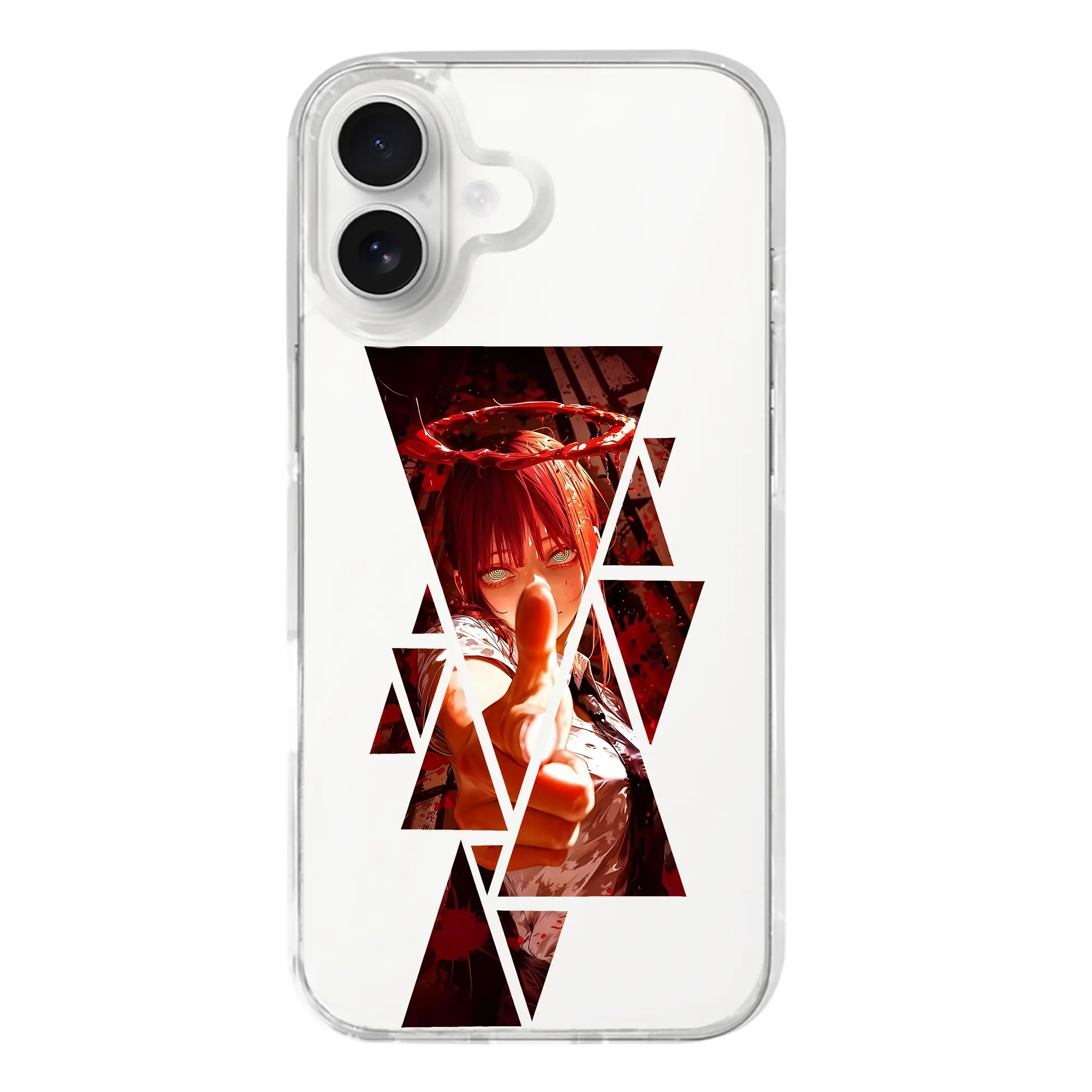 チェンソーマン グッズ,マキマ - iPhone 17シリーズ 透明スマホケース – 薄型・耐衝撃・精密フィット保護カバー